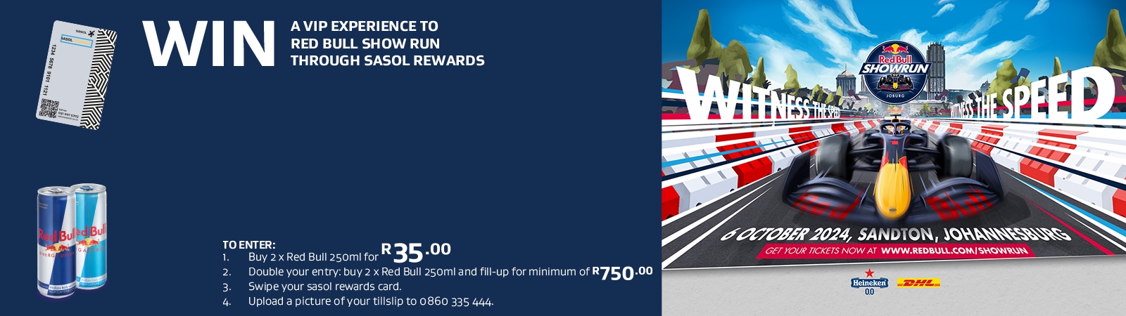 Sasol Delight Red Bull Showrun Banner